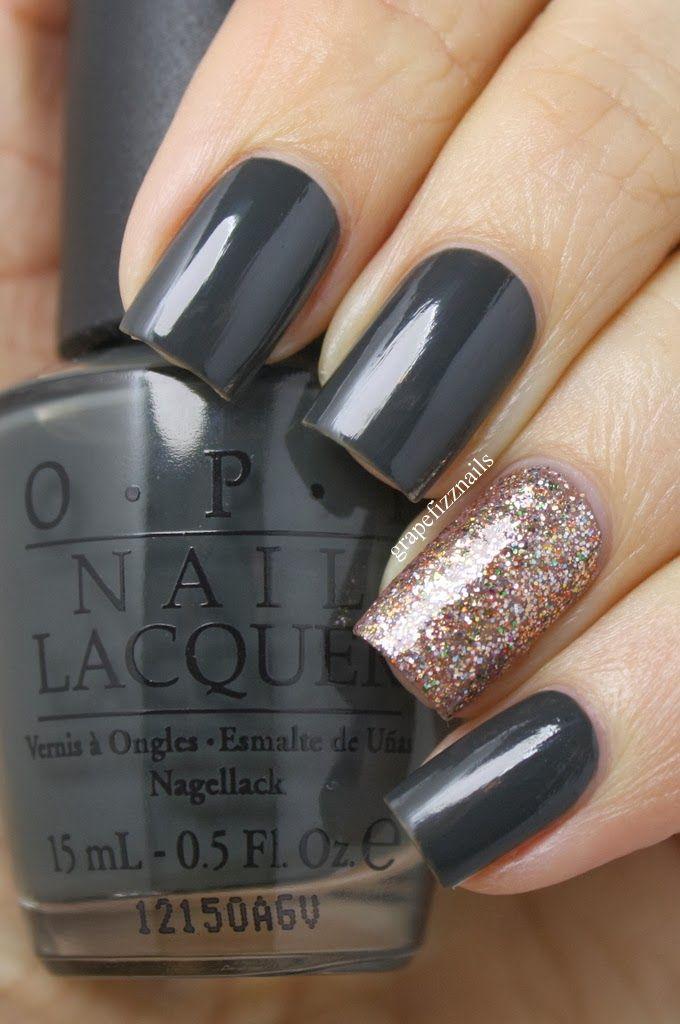 Mariage - Grape Fizz Nails: OPI Nein! Nein! Nein! OK Fine! And Bring On The Bling 
