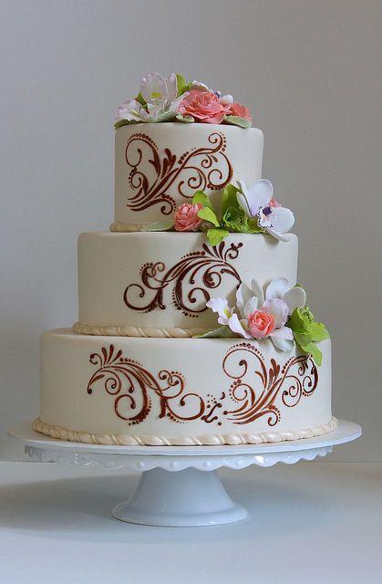 Свадьба - Melissa And Billy's Wedding Cake