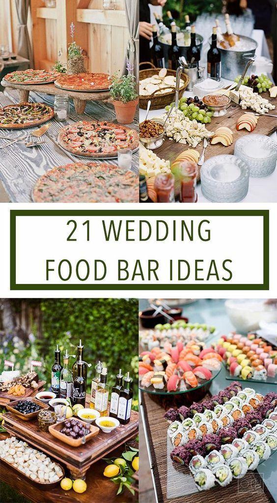 Hochzeit - Food Bar Ideas For Your Wedding