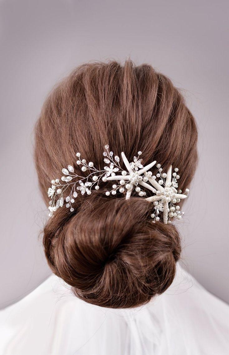Hochzeit - Starfish Accessories Beach Wedding Hair Accessories Starfish 