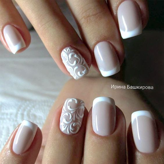 Mariage - 30 WEDDING NAIL DESIGNS IDEAS FOR YOUR BIG DAY