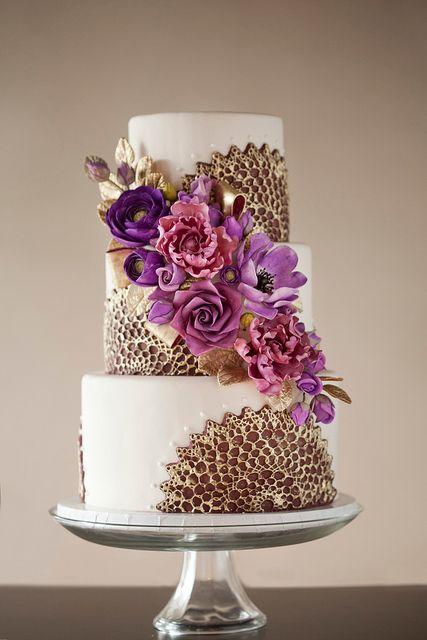 Свадьба - 40 Chic Sophisticated Wedding Cakes