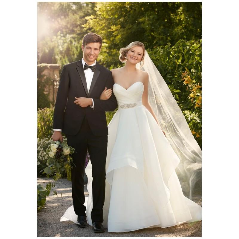 Wedding - Essense of Australia D2094 - Ball Gown Sweetheart Natural Floor Chapel Organza Ruching - Formal Bridesmaid Dresses 2018