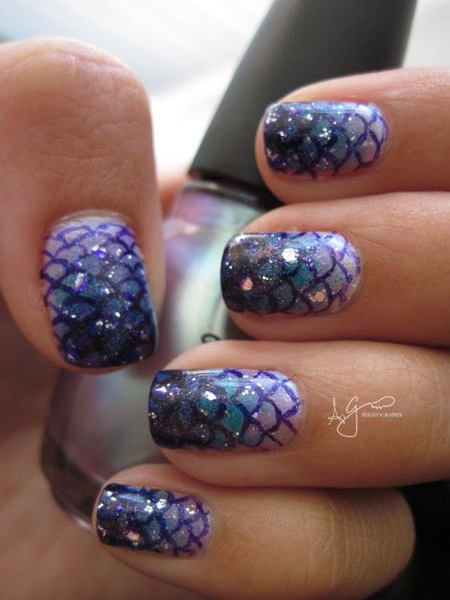 Wedding - Mermaid Nails! 