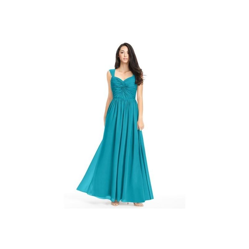 Mariage - Jade Azazie Amya - Scoop Sweetheart Floor Length Chiffon Dress - Charming Bridesmaids Store