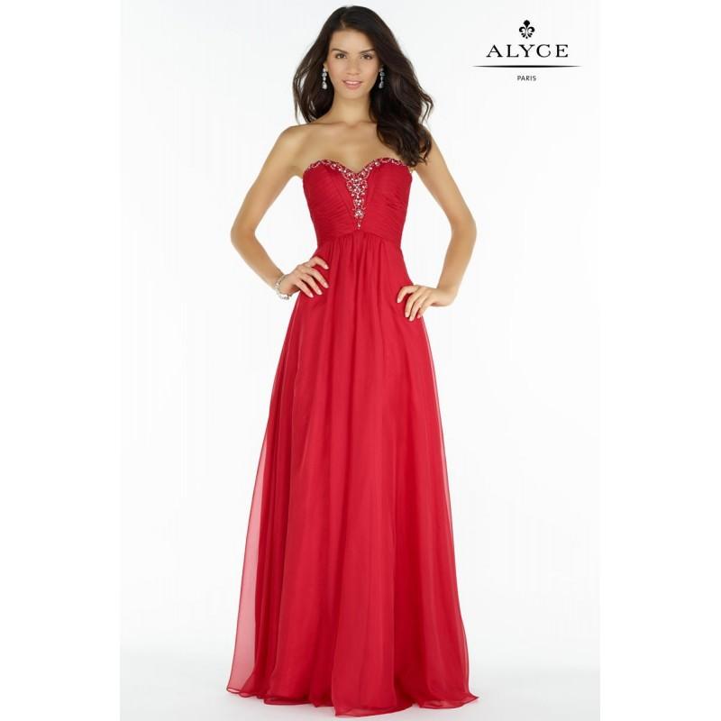 Mariage - Red Alyce Prom 8022 Alyce Paris Prom - Rich Your Wedding Day