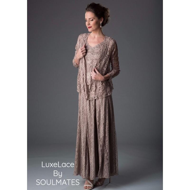 زفاف - Soulmates - 1602 Embroidered Circle Skirt Three Piece Gown - Designer Party Dress & Formal Gown