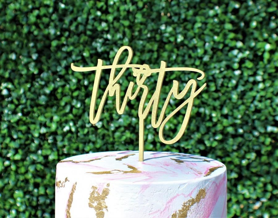 زفاف - 30th Birthday Cake Topper 
