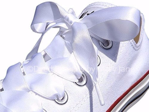 Wedding - Satin laces, Wedding shoelaces, 7/8 inch satin laces, tennis shoelaces, Satin ribbon shoelaces, Double Faced Satin Ribbon, Dance team laces