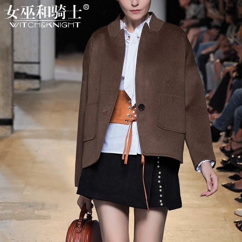 زفاف - Vogue Attractive Cashmere 9/10 Sleeves Wool Coat - Bonny YZOZO Boutique Store