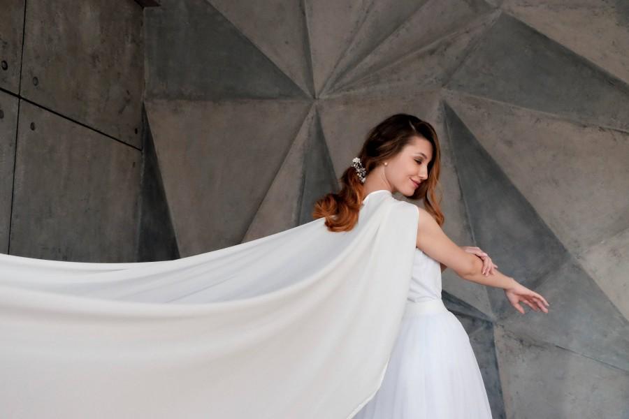 زفاف - Wedding cape, Bridal cape, Wedding accessory, Wedding veil