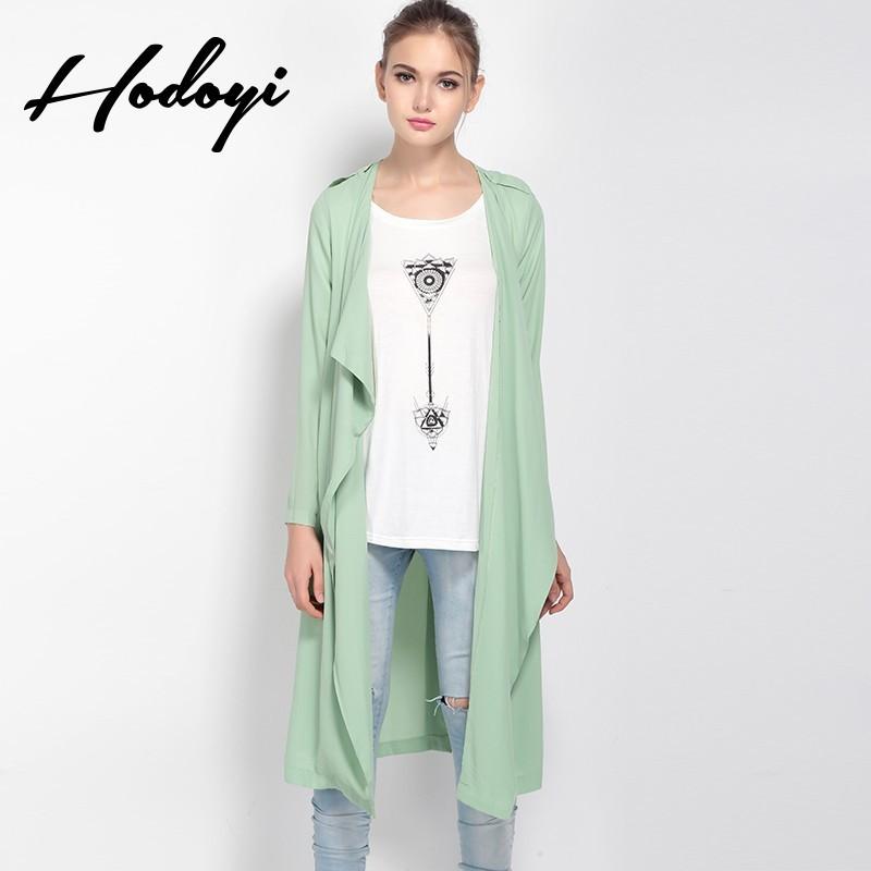 زفاف - Must-have Vogue Asymmetrical One Color Fall 9/10 Sleeves Coat - Bonny YZOZO Boutique Store