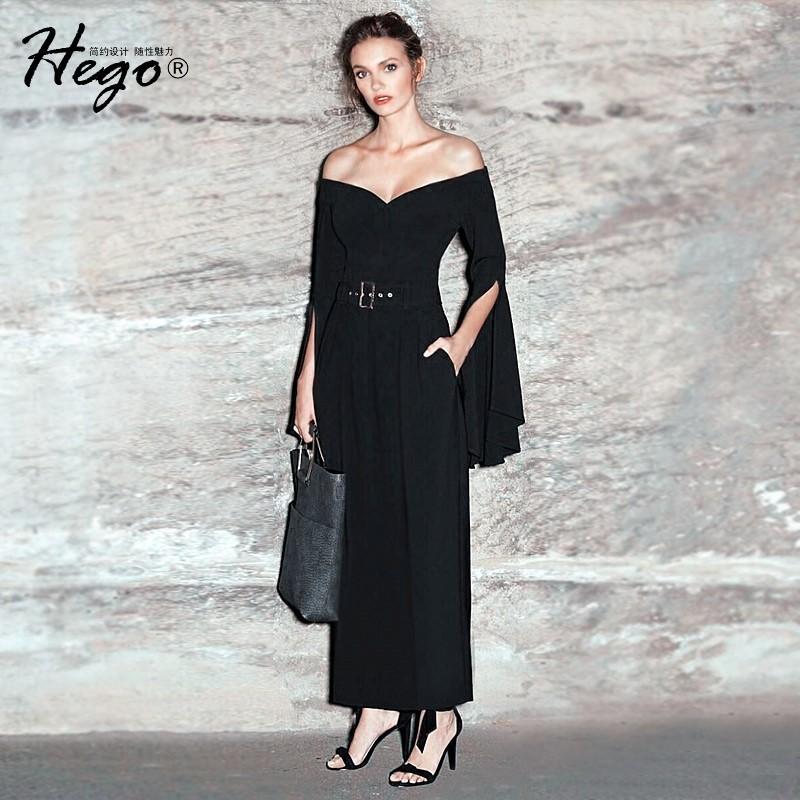 Mariage - Sexy Slimming Bateau Off-the-Shoulder It Girl Spring 9/10 Sleeves Formal Wear Dress - Bonny YZOZO Boutique Store