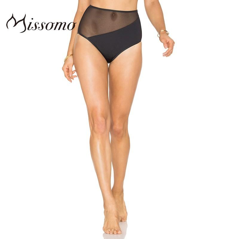 Mariage - Sexy Simple Seen Through Split Front Tulle One Color Underpant Underwear Bikini - Bonny YZOZO Boutique Store