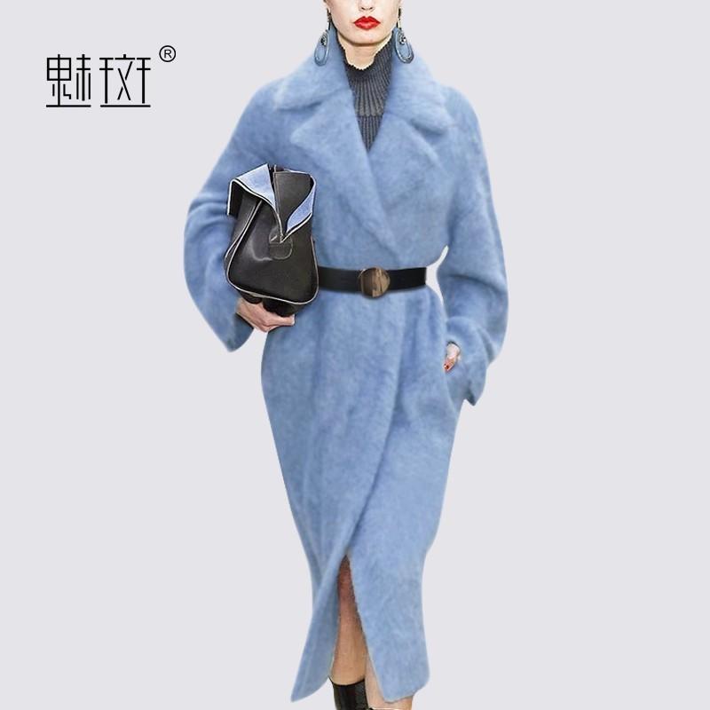 Mariage - Slimming Double Breasted Wool Suit Tie Wool Coat Overcoat - Bonny YZOZO Boutique Store