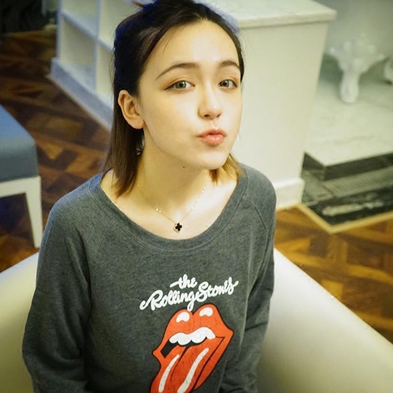 Свадьба - Must-have Vogue Printed Alphabet Kiss Mark Casual 9/10 Sleeves Crop Top Top T-shirt - Bonny YZOZO Boutique Store
