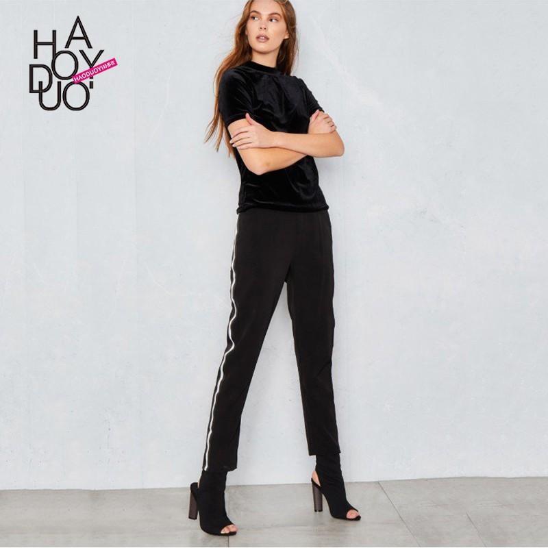 زفاف - School Style Vogue High Waisted Skinny Jean Casual Trouser - Bonny YZOZO Boutique Store