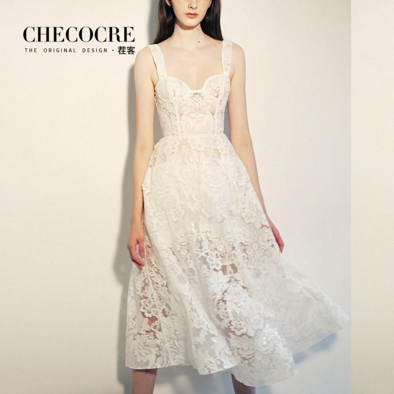 Свадьба - Sexy Curvy White It Girl Lace Formal Wear Dress - Bonny YZOZO Boutique Store