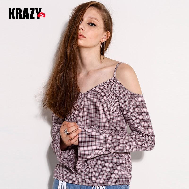 Свадьба - British Style Vintage Flare Sleeves V-neck Off-the-Shoulder Cotton Lattice Blouse Strappy Top Top - Bonny YZOZO Boutique Store