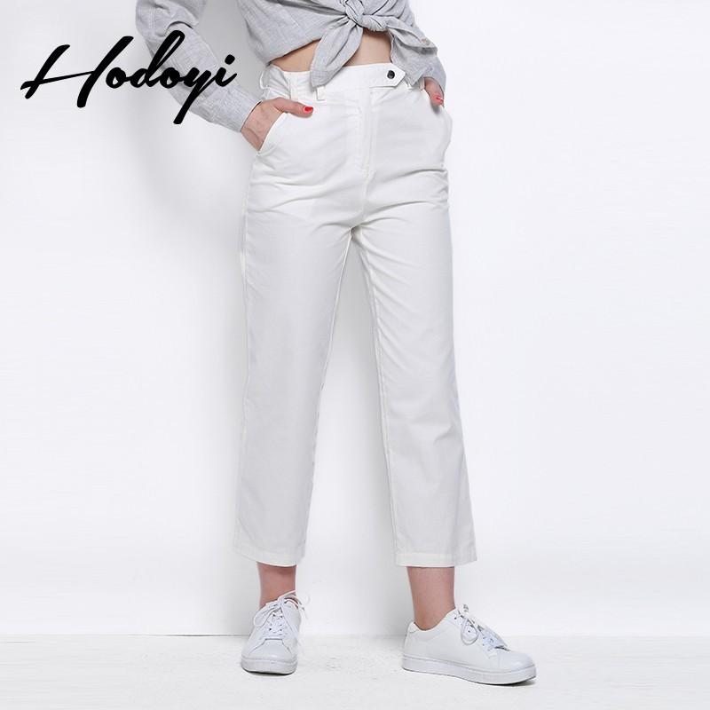 Mariage - Boyfriend Vogue Simple Slimming One Color Fall Casual Trouser - Bonny YZOZO Boutique Store