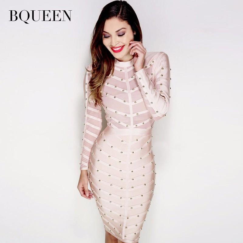 زفاف - Women's net yarn tight dress bandage skirt dresses H1577 - Bonny YZOZO Boutique Store