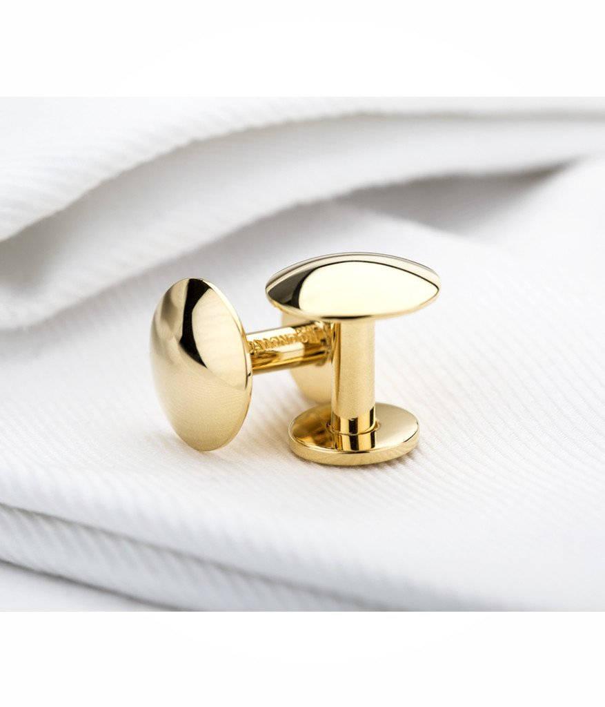 Hochzeit - Gold Plated Cufflinks - Gold cufflinks 