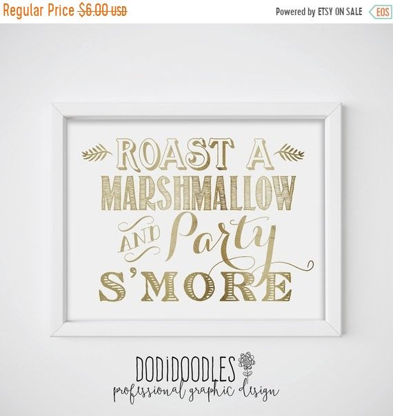 Свадьба - 70% OFF THRU 11/10 ONLY s'mores, s'mores bar, s'mores sign, s'mores bar sign, s'mores bar station, smores sign, smores bar sign, gold weddin