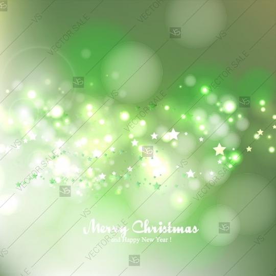 Свадьба - Christmas Invitation and Happy New Year Card with stars