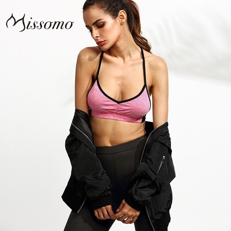 زفاف - Vogue Sexy Sport Style Solid Color Slimming Comfortable Sleeveless Top Bra - Bonny YZOZO Boutique Store
