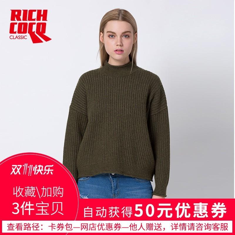 زفاف - Must-have Oversized Vogue Simple High Neck Winter 9/10 Sleeves Knitted Sweater Top Sweater - Bonny YZOZO Boutique Store