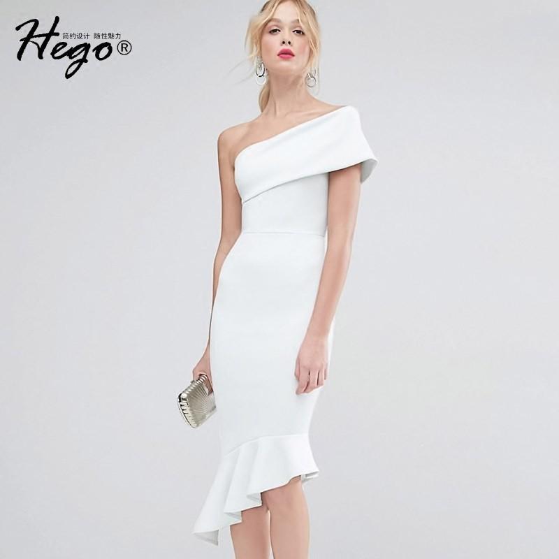 Wedding - Sexy Attractive White It Girl Party Formal Wear Dress - Bonny YZOZO Boutique Store