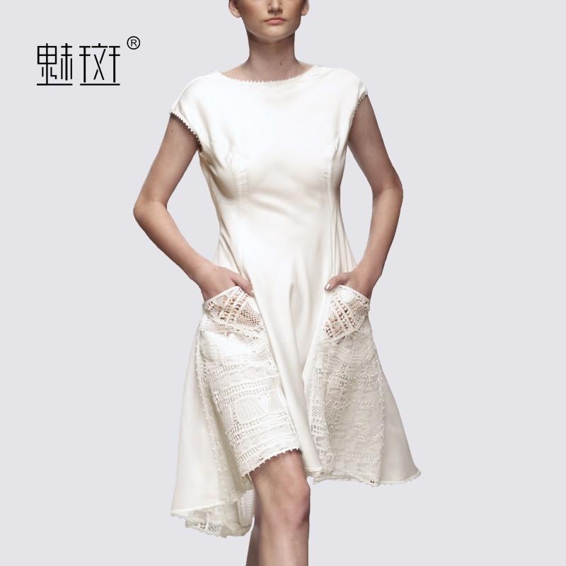 زفاف - Summer 2017 new slim woman in a lace dress skirts solid temperament long bi-fold wallets - Bonny YZOZO Boutique Store