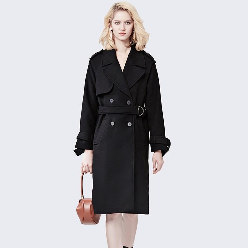 زفاف - Must-have Vogue Attractive Slimming Double Breasted Wool It Girl Overcoat Coat - Bonny YZOZO Boutique Store