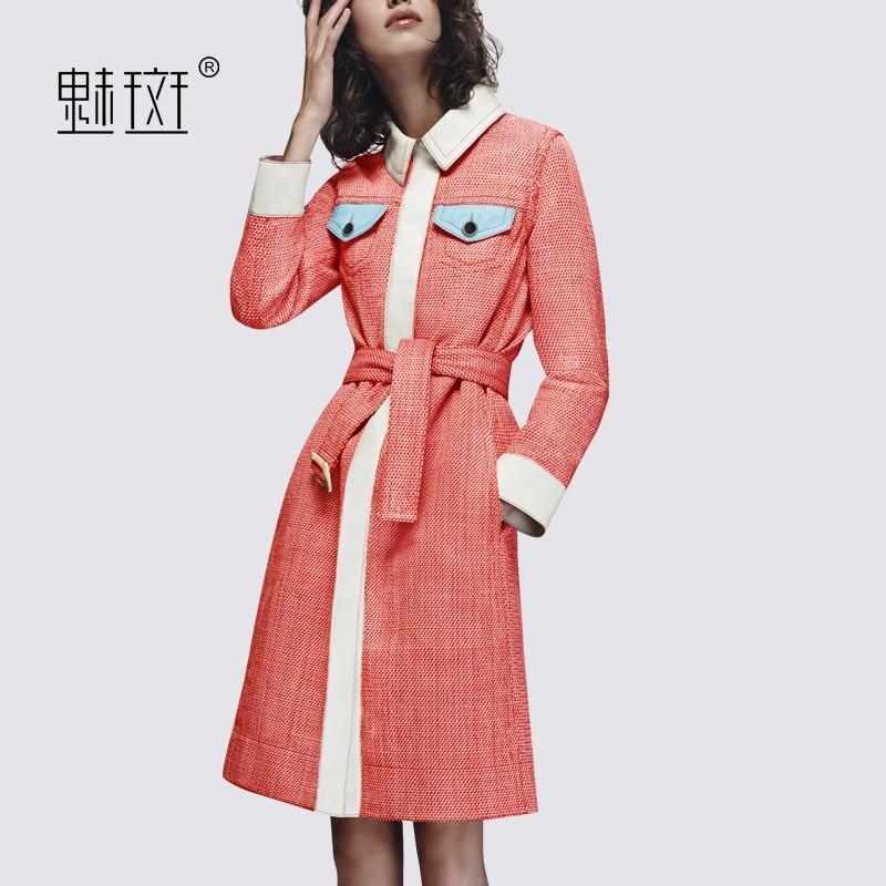 Mariage - Slimming Curvy Polo Collar Long Sleeves Coat Overcoat - Bonny YZOZO Boutique Store