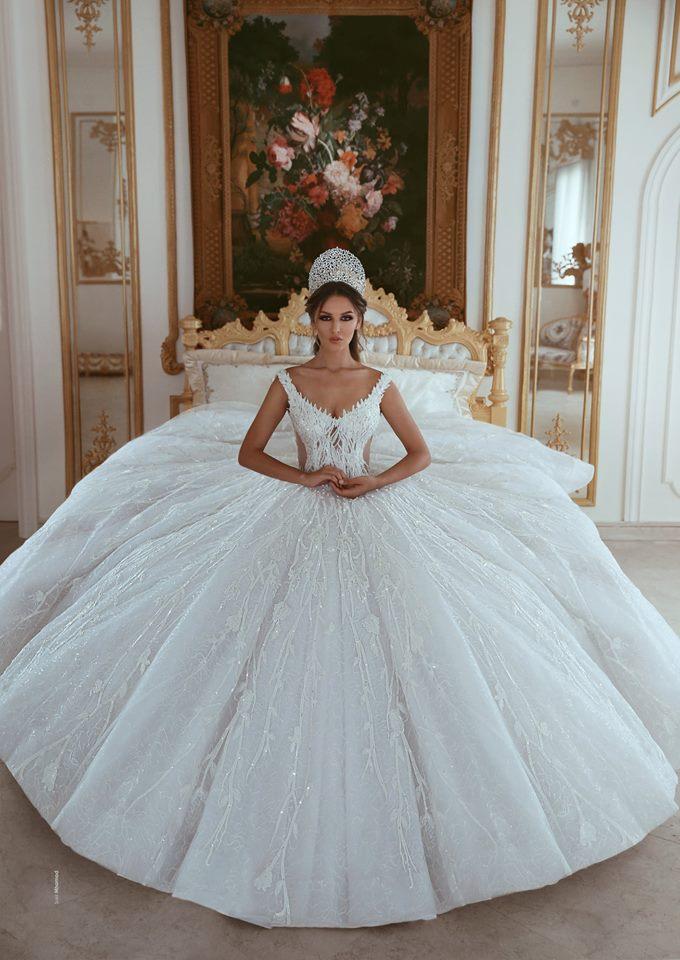 Wedding - Luxus Brautkleider A Linie Weiß Prinzessin Brautkleider Günstig Online Modellnummer: XY283