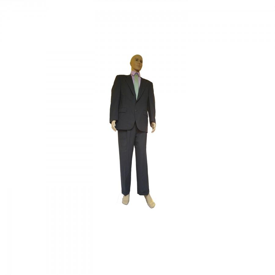 زفاف - Vintage Burberrys Prorsum Mens 2 Piece Suit Jacket Size 42R Pants 34x30 Wool Gray Single Breasted Burberry Charcoal Nailhead Sartorial Check