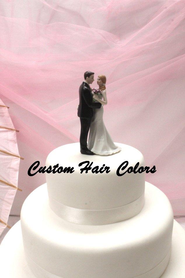 زفاف - Custom Wedding Cake Topper - Humorous Bride and Groom - Main Squeeze Wedding Cake Topper - Cheeky Couple - Funny Bride and Groom - Cute