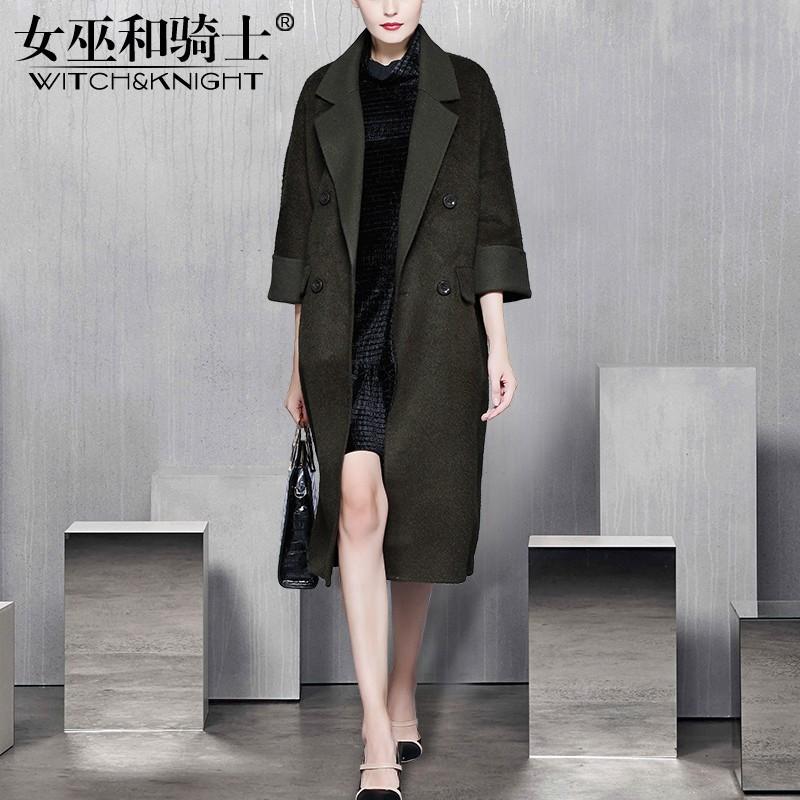 Mariage - Vogue Attractive Cashmere Winter 9/10 Sleeves Wool Coat Overcoat - Bonny YZOZO Boutique Store