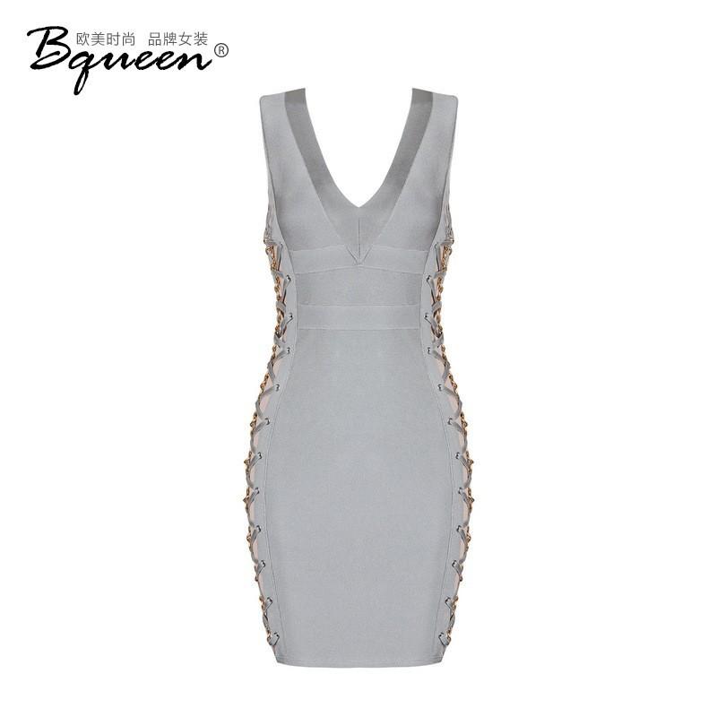 Wedding - 2017 Spring Summer new character a sense of V-neck Sleeveless lace splicing solid color high waist slim dress - Bonny YZOZO Boutique Store