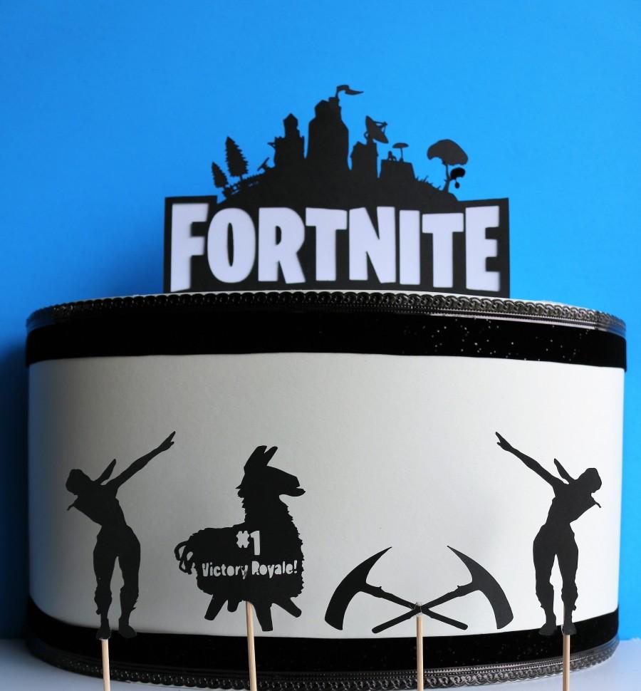 Mariage - FORTNITE Cake Topper Party Decoration