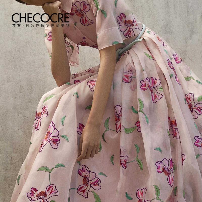 زفاف - Attractive Printed Curvy Floral It Girl Short Sleeves Dress - Bonny YZOZO Boutique Store