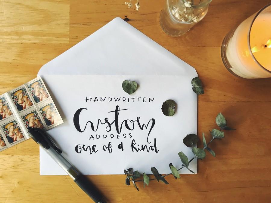Свадьба - custom wedding invitation addressing,hand lettered address envelopes,custom lettered envelopes for wedding,calligraphy wedding invitations