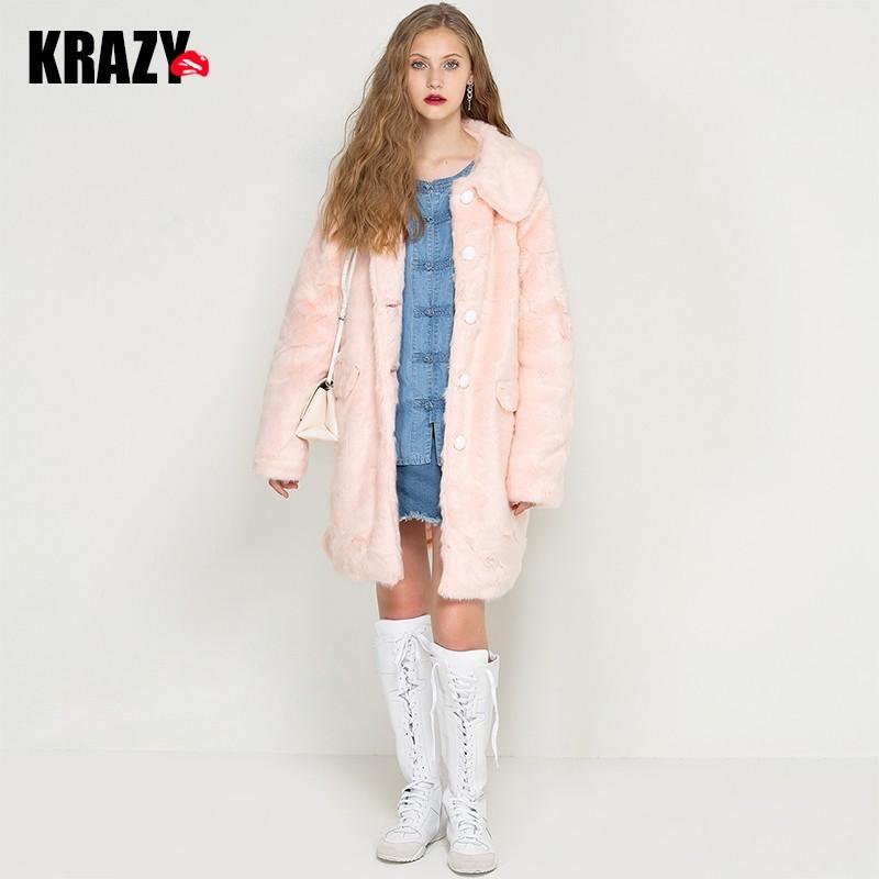 Mariage - Invisible PU Leather Fabulous Pink Overcoat Coat - Bonny YZOZO Boutique Store