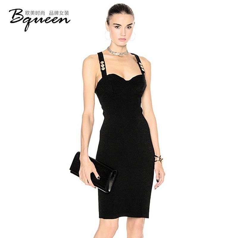 زفاف - 2017 summer New Fashion Sexy Halter Backless slim fit Night club dress - Bonny YZOZO Boutique Store