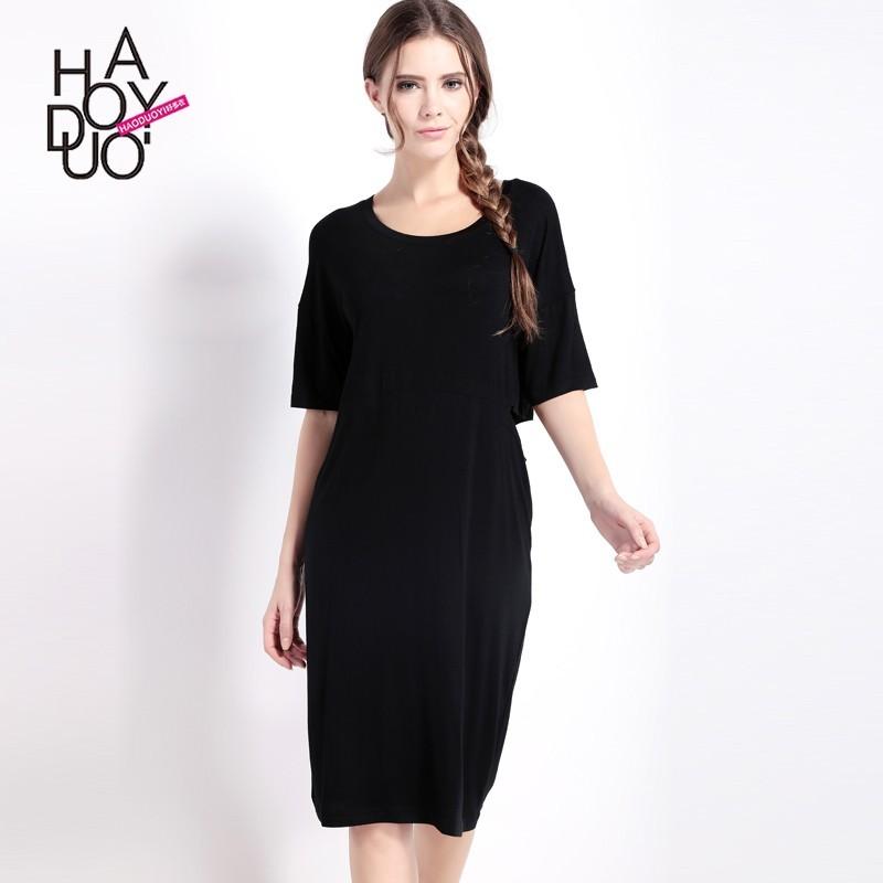 Mariage - Casual Vogue Sexy Simple One Color Summer Dress - Bonny YZOZO Boutique Store