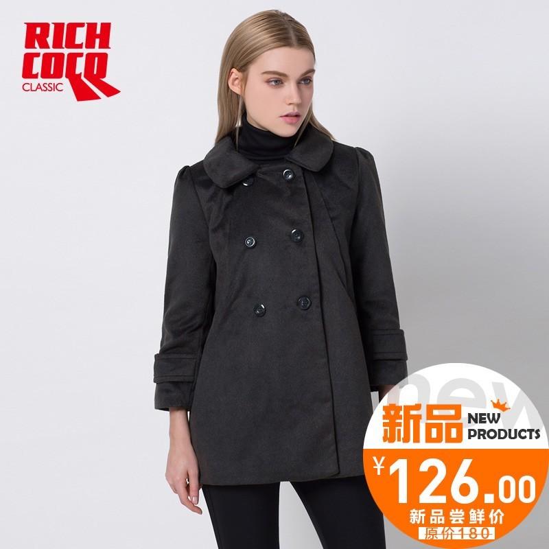 زفاف - Slim long in new women's wool coats for fall/winter women lapel long sleeve warm wool coat - Bonny YZOZO Boutique Store