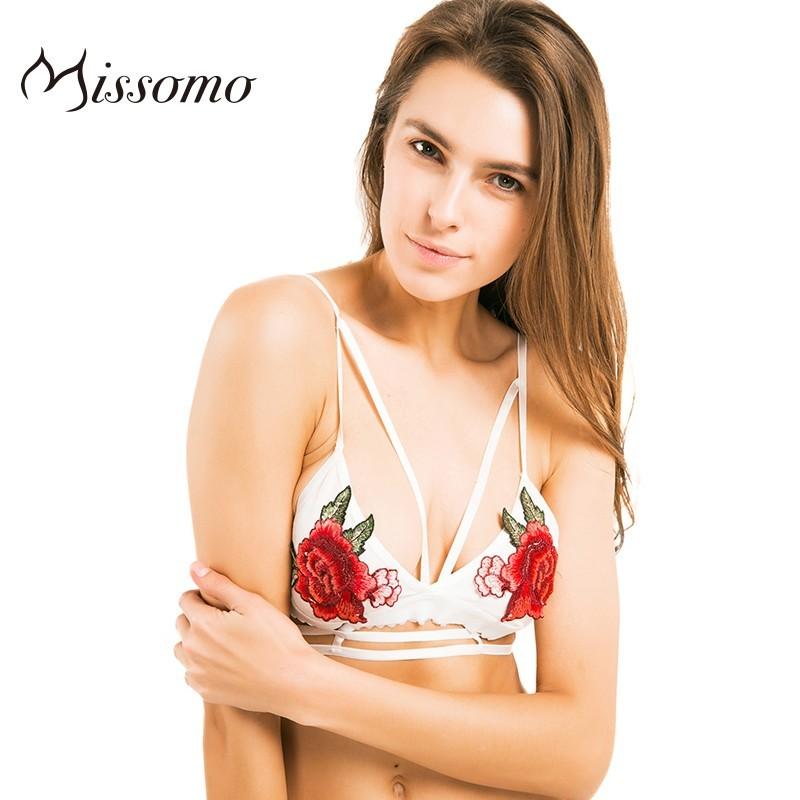 Hochzeit - Sexy Embroidery Rose Flexible Bra Underwear - Bonny YZOZO Boutique Store