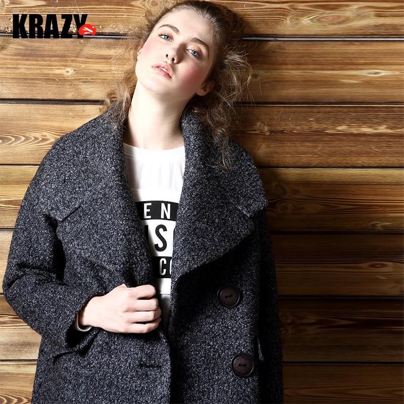 زفاف - Spring 2017 40% new Europe wide lapels cocoons of wool-wool tweed jacket female 8137 - Bonny YZOZO Boutique Store