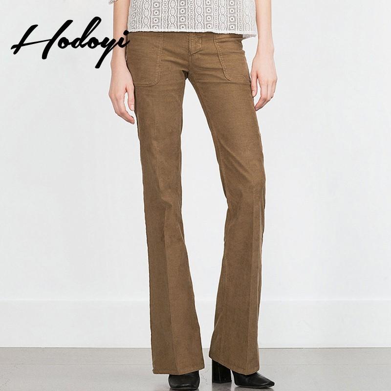 زفاف - Must-have Vogue Vintage Attractive Slimming High Waisted One Color Fall Long Trouser - Bonny YZOZO Boutique Store