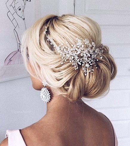 زفاف - Crystal bridal hair piece Wedding hair accessories Bridal hair vine Bridal hair clip Wedding headpiece Wedding hair piece Bridal hair pieces